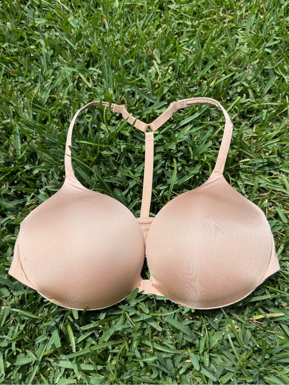 SKIMS Nude T-Back Smooth Push-Up Bra